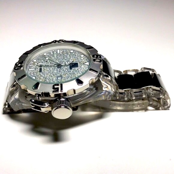 ⭐️HP⭐️ SK TIME Silver Austrian Rhinestones Fashion Watch - Picture 6 of 17